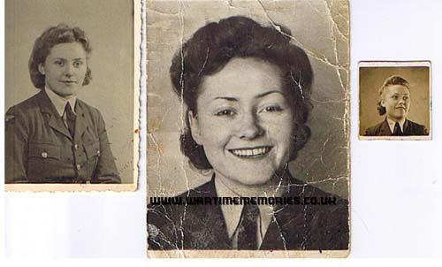 Mary Minett in (l to r) 1941, 1940 and 1939